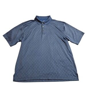 PGA‎ Tour Golf Polo Shirt Diamond Pattern Performance XL